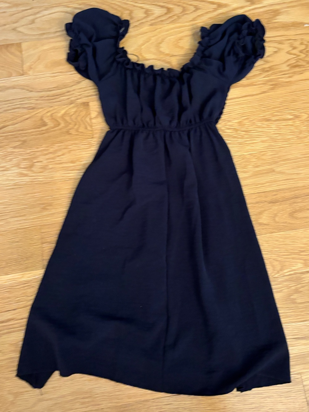 Altar'd State Navy Blue Smocked Top Dress - Picture 3 of 4
